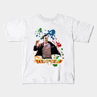 Renfield movie Nicholas Hoult as Renfield fan works graphic design by ironpalette Kids T-Shirt